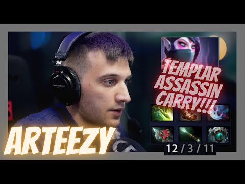 DOTA 2: EG.Arteezy [TEMPLAR ASSASSIN] HARD CARRY!!! 7.29B - Full Gameplay