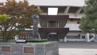 20190827 スタルヒン像の周辺 スタルヒン球場(花咲スポーツ公園硬式野球場)  2