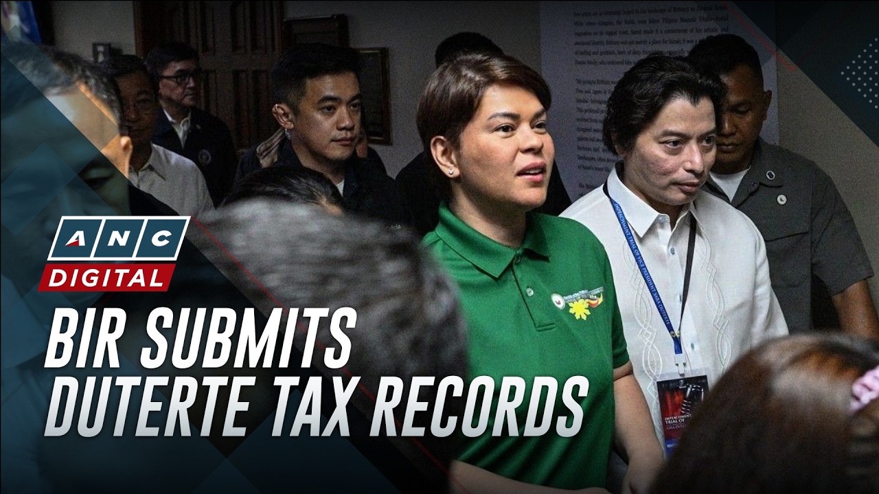 BIR submits Duterte tax records with Marcos' authorization | ANC