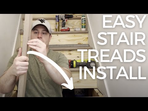 How to attach stair treads and risers from underneath no nail or screw holes