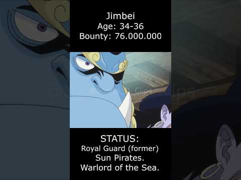 Jimbei (Jinbe) Glow up #onepiece #shorts #jimbei
