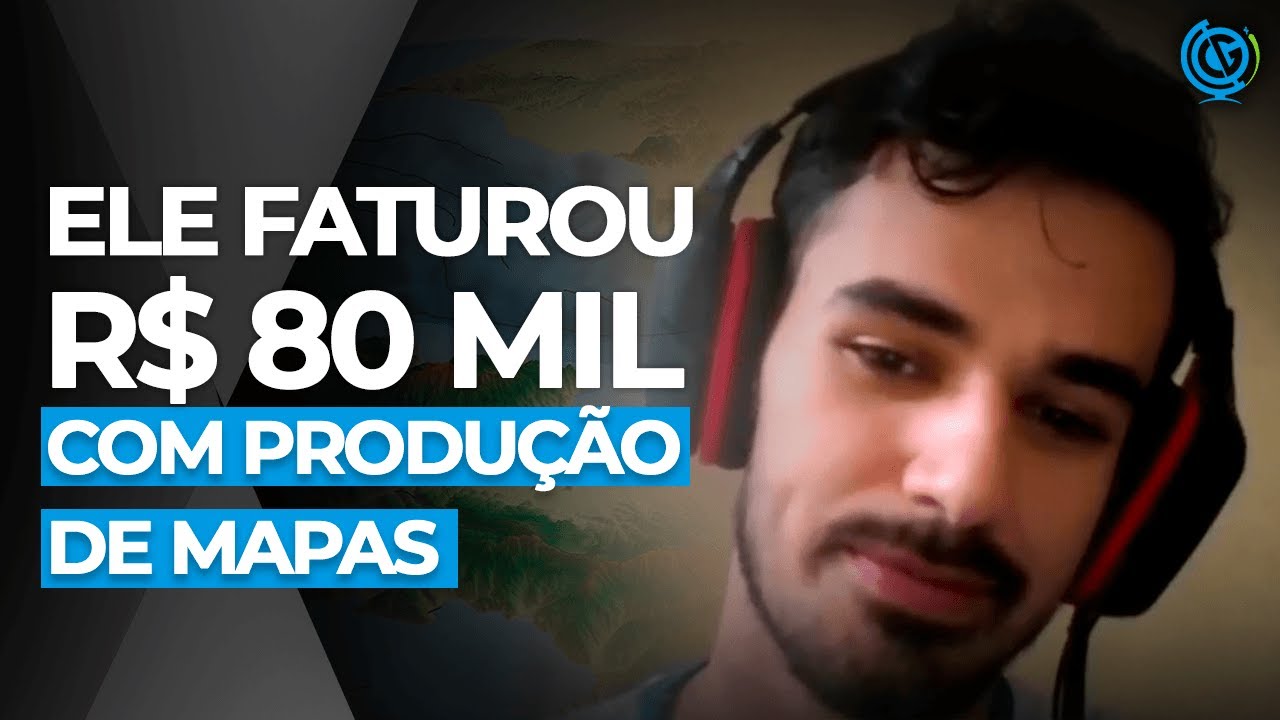 ELE FATUROU R$ 80 MIL COM PRODUÇÃO DE MAPAS E GEOPROCESSAMENTO