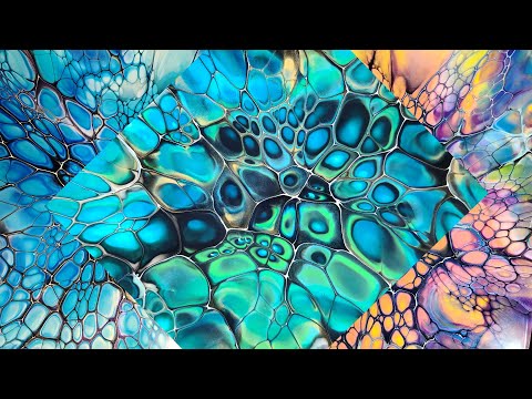 59. Making Bigger Blooms from My Most Popular Ones- SheleeArt Technique - Acrylic Pouring -Fluid Art
