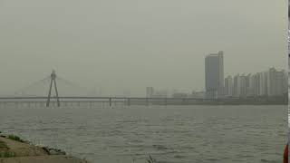 preview picture of video '韓国올림픽대교 SEOUL the han river bridge trip time lapse#2 韓国時間経過(LX100)'