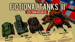 Fictional Tanks III - Size Comparison 3D