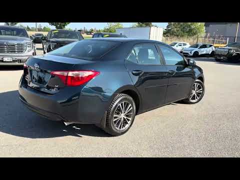 2017 Toyota Corolla 4dr Sdn CVT LE in Blue for sale at Boyer Pickering Chevrolet Cadillac Buick GMC Ltd. in Pickering, ON