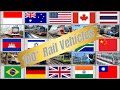 World Rail Vehicle Transport Use By Country And State