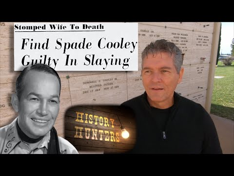 TV star turned murderer Spade Cooley's crypt in Hayward, CA