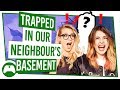 TRAPPED In Our Neighbour's BASEMENT?! Xbox On FUNNY MOMENTS