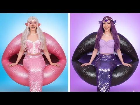 GOOD Mermaid vs BAD Mermaid ✨ Mesmerizing Mermaid Makeover