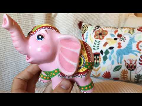 Миниатюра изображения товара Набор для творчества Раскрась и подари Слоник / IG-1024