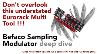 Video thumbnail for Befaco Sampling Modulator - A deep dive into a multi-function Eurorack powerhouse! by main street modular