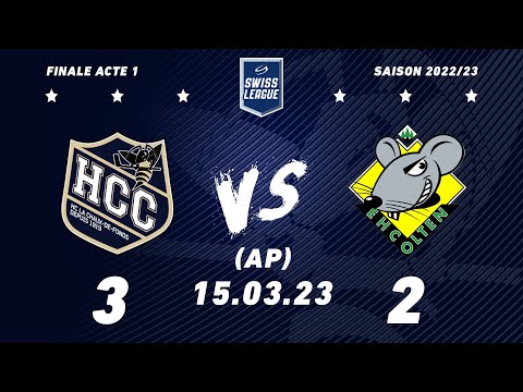 15 mars 2023 HC La Chaux de Fonds – EHC Olten