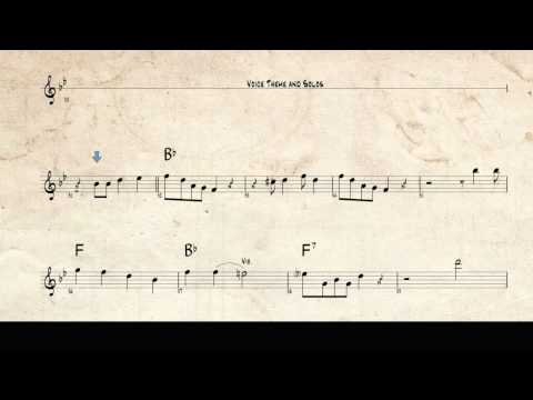 Louis Armstrong jazz trumpet solo - When the Saints go Marching in - Bb transcription