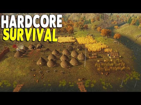DAWN OF MAN - Hardcore Ep. 02 | EXPANDING THE CITY | Prehistoric City Survival Builder Gameplay