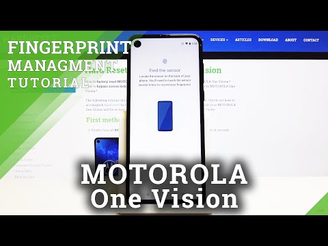 How to Add Fingerprint in MOTOROLA One Vision – Fingerprint Lock Screen