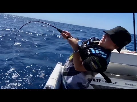 MONSTER Red Emperor stretching my arms on Great Barrier Reef Port Douglas