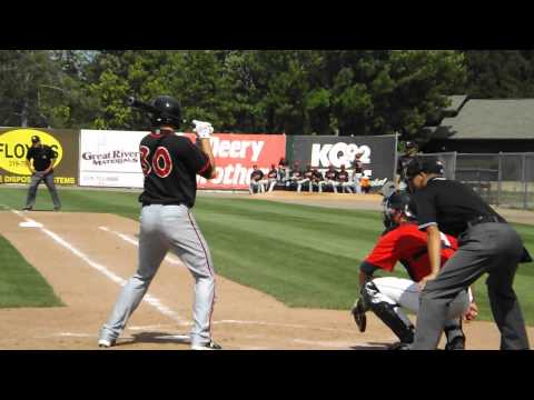 Matt Dean Toronto Blue Jays Lansing Lug nuts up at bat