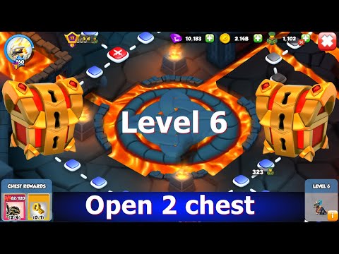 Level 6 Open 2 chest in Chrono odin and Freyr august 2025 Castle event  Nouveau Style  dungeon