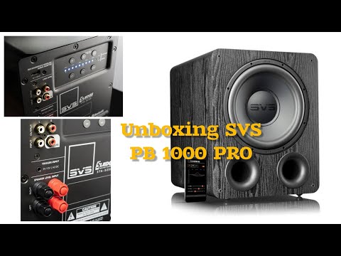 Unboxing one of the best Subwoofer SVS PB 1000  PRO