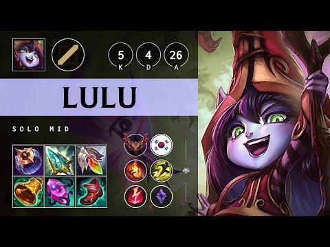 Lulu Mid vs Syndra - KR Grandmaster Patch 25.08
