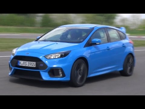2016 Ford Focus RS on Track - Launch Control & Sound!