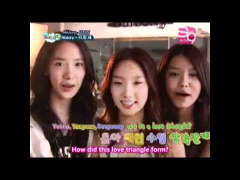 Yoona Taeyeon Sooyoung - We're all in a love triangle.