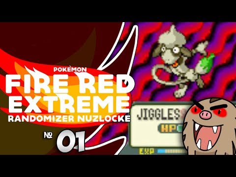 "LETS GET RANDOM!!!" Pokemon FireRed EXTREME Randomizer Nuzlocke | Part 1