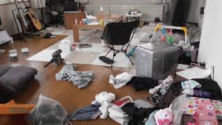 毎日１０時にアップ☆汚部屋脱出43日目：久しぶりのリビングリセット動画★片付けの片付けのやる気アップにご視聴ください☆