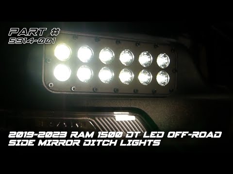 Oracle 19-23 Ram 1500 DT LED Off-Road Side Mirror Ditch Lights SEE WARRANTY