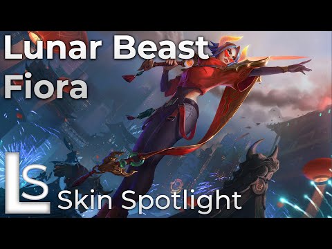 Lunar Beast Fiora - Skin Spotlight - Lunar Beast - League of Legends
