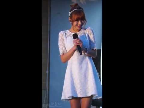 130417 사랑하기 좋은날 이금희입니다 공개방송 G.NA(지나) - first kiss 직캠