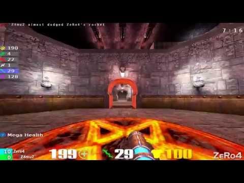 60 fps QuakeCon 2003 Grand Final: ZeRo4 vs Z4muZ Quake3 Arena Duel Tournament dm6 1080p 4k