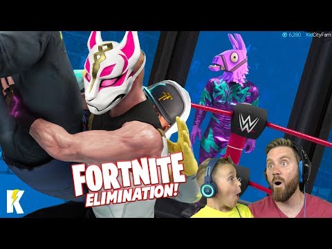 Fortnite Elimination Chamber Match in WWE 2k19 (WITH LLAMA)! K-City GAMING