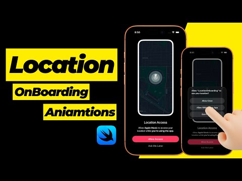 Location OnBoarding Animation Using SwiftUI | iOS 17+