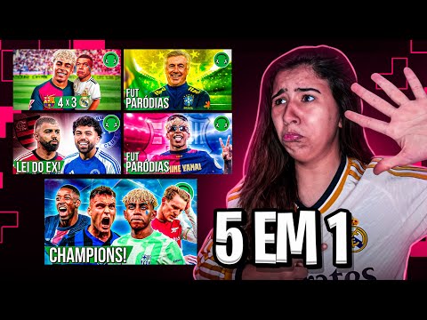 REACT 5 EM 1♫ ANCELOTTI SELEÇÃO ♫ 4x3 BARÇA PAI DO REAL♫INTER 4x3 BARÇA PSG NA FINAL♫LEI DO EX♫YAMAL