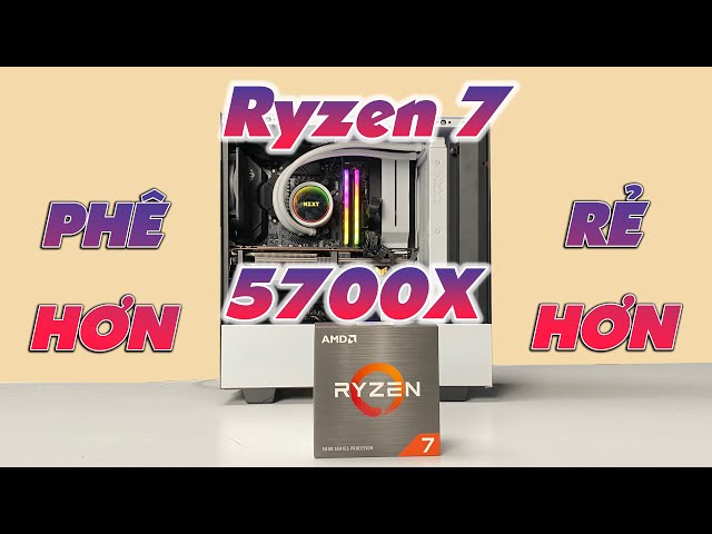 CPU AMD Ryzen 7 5700X (3,4 GHz Boost 4,6 GHz | 8 Cores / 16 Threads | 32MB Cache|  PCIe 4.0)