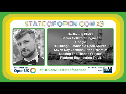Building Sustainable Open Source: Seven Key Lessons After 5 Years of Leading The Thanos Project