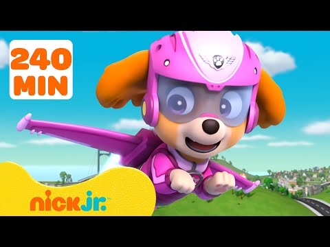 Best of PAW Patrol Skye Marathon! 🐶🩷 w/ Ryder | 4 Hours | Nick Jr.