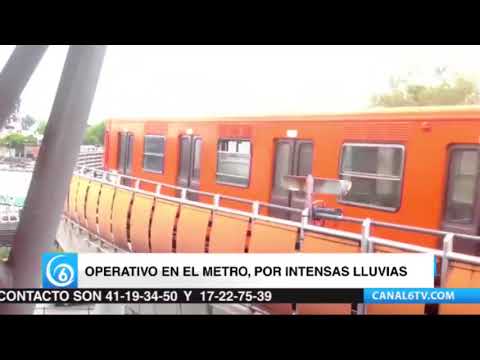 El Servicio de Transporte Colectivo Metro implementa el operativo Atención a lluvias 2018