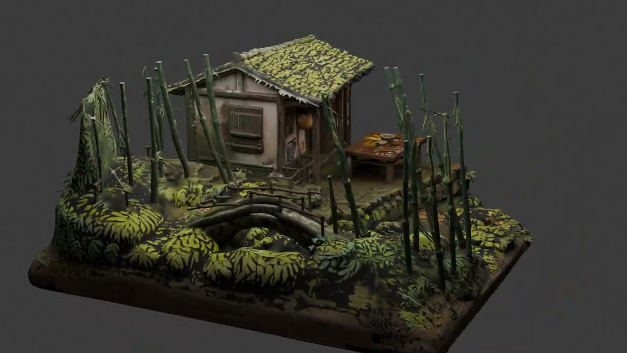 Chinese Ancient House 3D Model