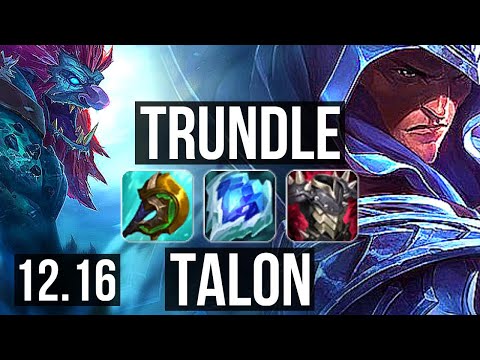 TRUNDLE vs TALON (JNG) | Rank 7 Trundle, 3/3/19 | EUW Challenger | 12.16