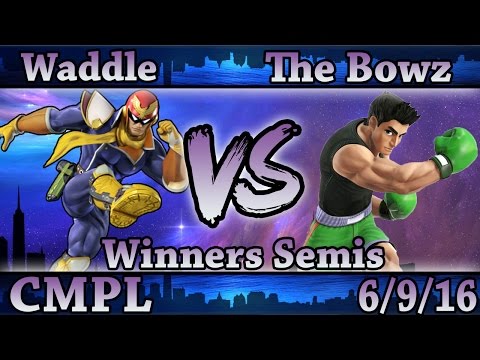 CMPL 5 - Waddle (C.Falcon, Fox) Vs.The Bowz (Little Mac, Bowser Jr.) Smash Wii U Winners Semis