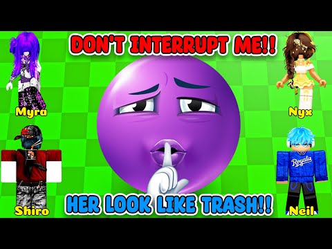 TEXT TO SPEECH Emoji Groupchat Conversations "Don't interrupt ME!!!" Roblox Story