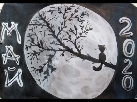 #10 How to draw the composition "May cat"