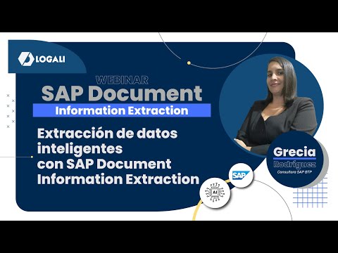 SAP Document Extracción de datos inteligentes con SAP Document Information Extraction