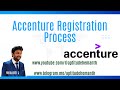 Accenture Registration Process Pre Requisites