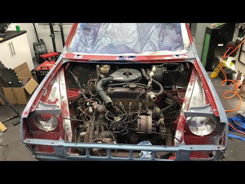 Part 2 Austin mini metro Classic car restoration worse than I though,  rebuild not mg / rover