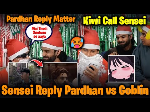 Sensei Pardhan Reply on Pardhan vs Goblin Fight Matter🥵 Kiwi Shio Call Sensei Live😂 | RNTX vs SOUL
