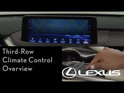 How-To Use the Third-Row Climate Control | Lexus RX L